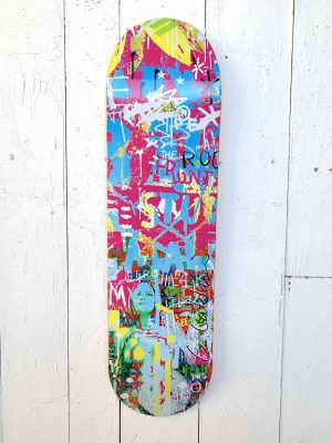 C.Catelain urban street art contemporary store. A blend of urban and contemporary art, pop culture and photography. Skate Liberty.St1 n 1/30 C.Catelain | Custom skateboard in digital printing to hang on your wall.
