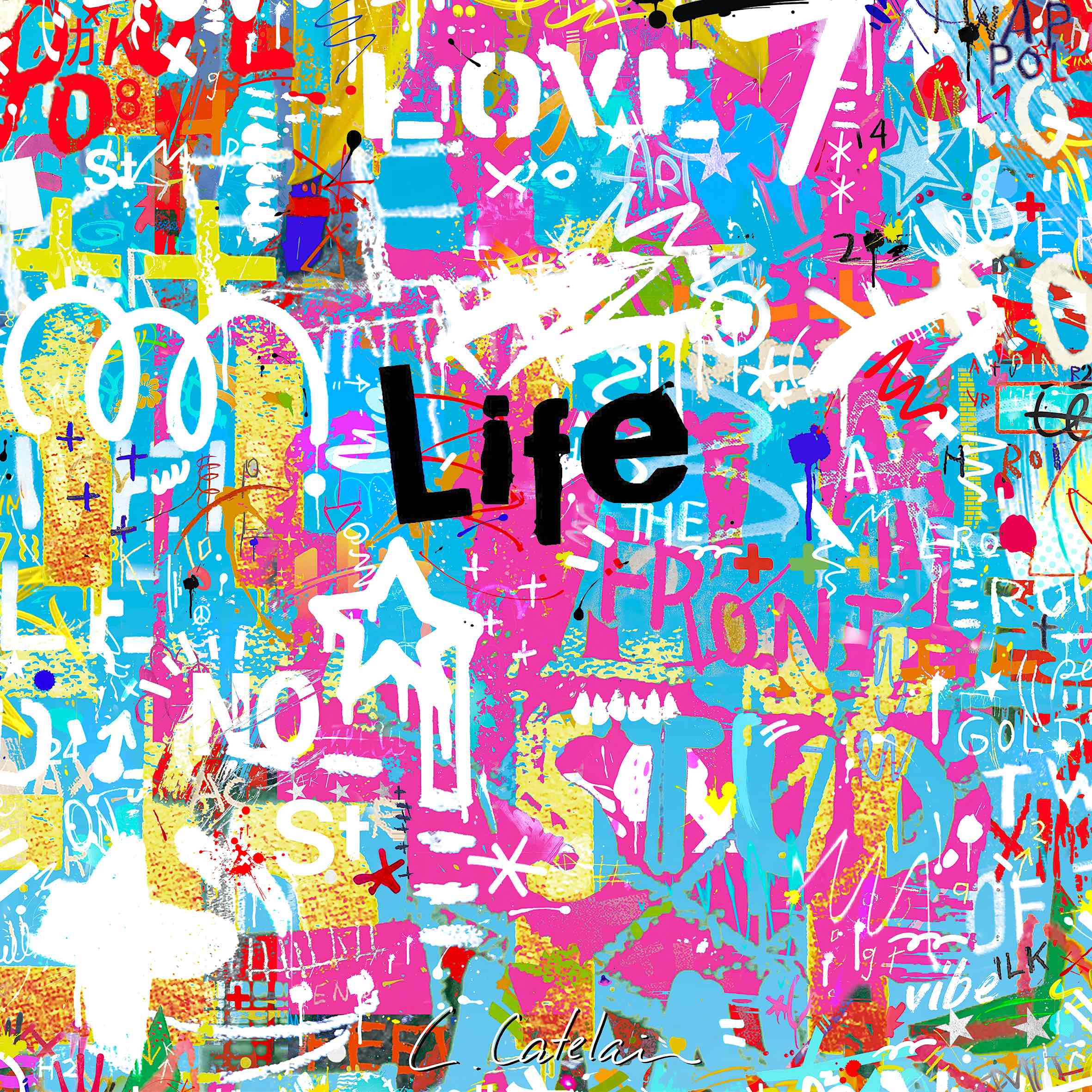 Collection Plexi LIBERTY LIFE. Une pièce unique en plexiglass de C.Catelain de sa collection Urban Creativity. Urban Street Art